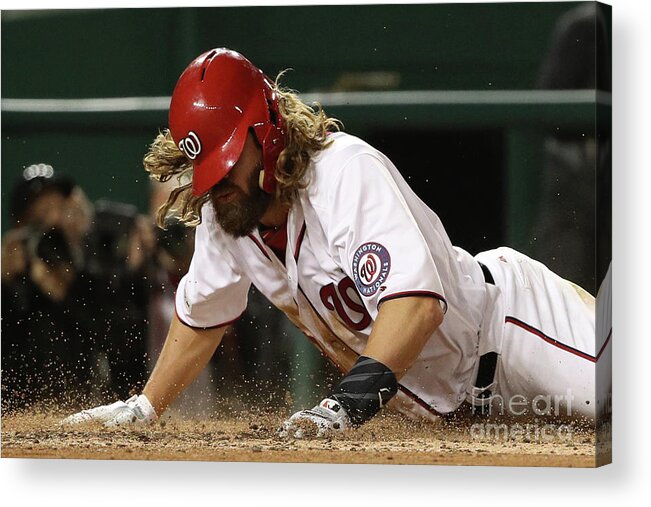 American League Baseball Acrylic Print featuring the photograph Jayson Werth by Patrick Smith