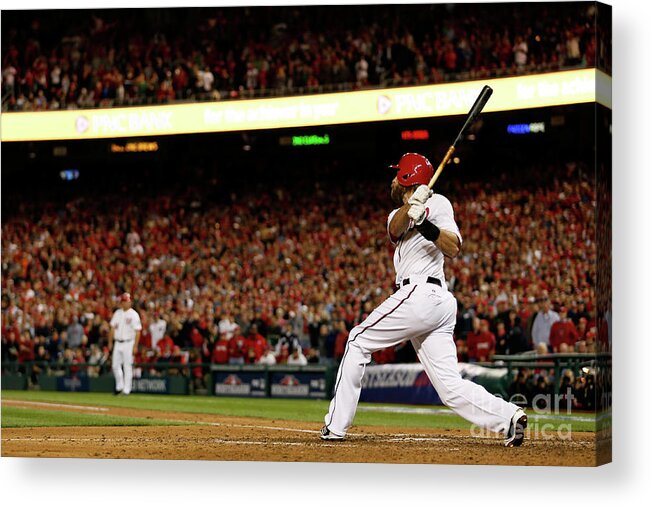 Playoffs Acrylic Print featuring the photograph Jayson Werth by Rob Carr