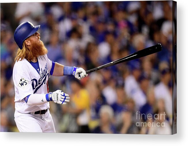 Three Quarter Length Acrylic Print featuring the photograph Justin Turner #4 by Harry How