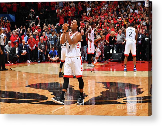 Kyle Lowry Acrylic Print featuring the photograph Kyle Lowry #4 by Jesse D. Garrabrant