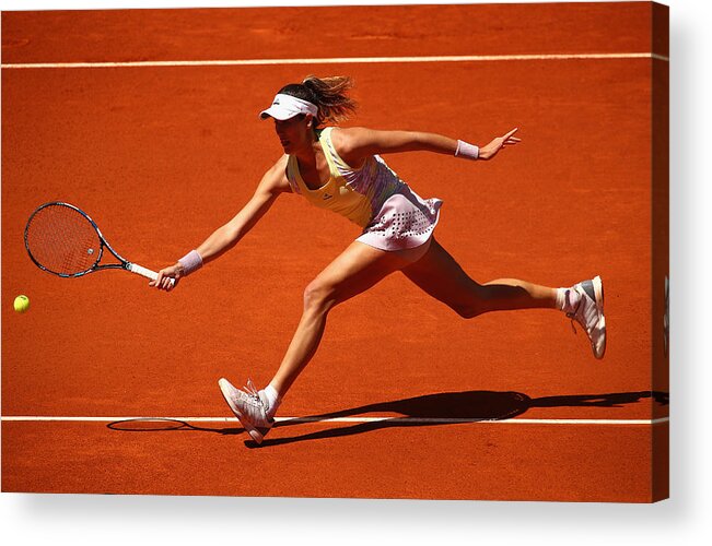 Tennis Acrylic Print featuring the photograph Mutua Madrid Open - Day Two by Clive Brunskill