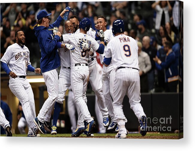 People Acrylic Print featuring the photograph Ryan Braun by Stacy Revere
