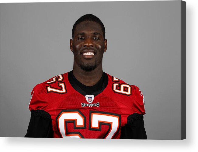 People Acrylic Print featuring the photograph Tampa Bay Buccaneers 2010 Headshots #4 by Handout