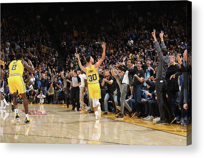 Stephen Curry Acrylic Print featuring the photograph Stephen Curry #40 by Noah Graham