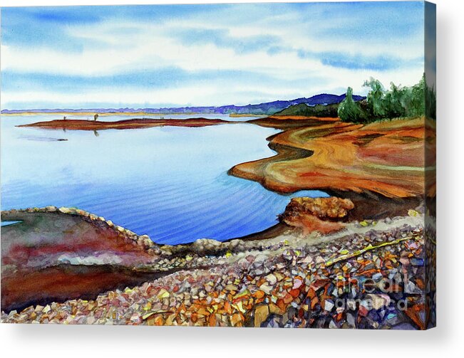 Placer Arts Acrylic Print featuring the painting #428 Near Folsom Point #428 by William Lum
