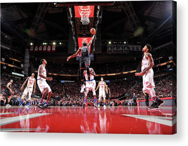 James Harden Acrylic Print featuring the photograph James Harden by Bill Baptist