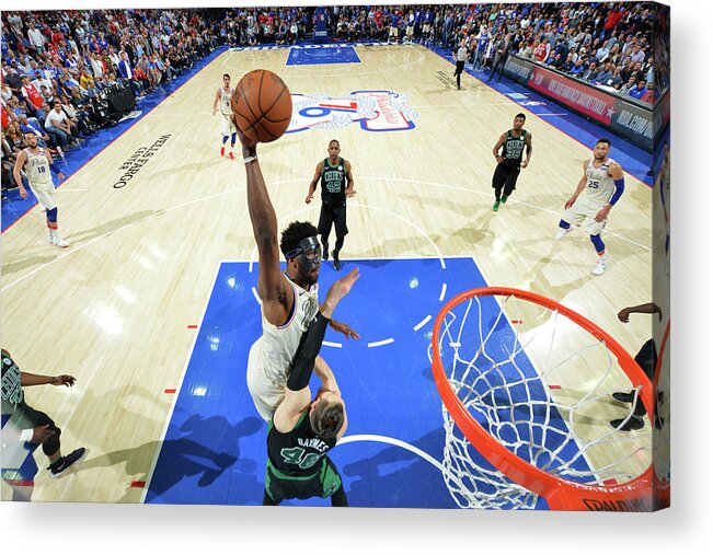 Playoffs Acrylic Print featuring the photograph Joel Embiid by Jesse D. Garrabrant