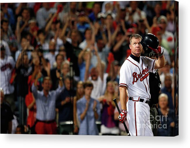 Atlanta Acrylic Print featuring the photograph Chipper Jones by Kevin C. Cox