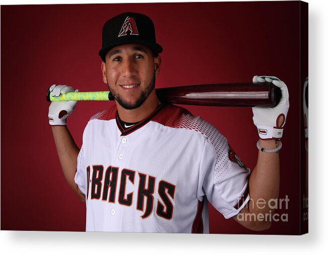 Media Day Acrylic Print featuring the photograph David Peralta #5 by Christian Petersen