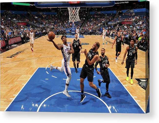 Nba Pro Basketball Acrylic Print featuring the photograph Jimmy Butler by Fernando Medina
