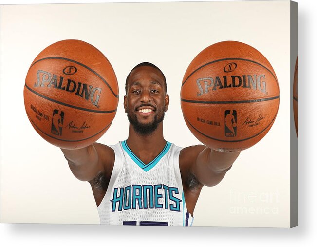 Media Day Acrylic Print featuring the photograph Kemba Walker by Kent Smith