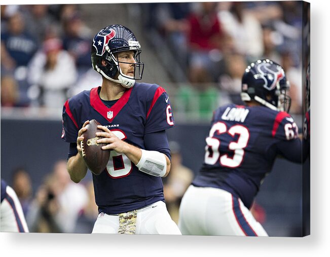 Expertise Acrylic Print featuring the photograph New York Jets v Houston Texans #5 by Wesley Hitt