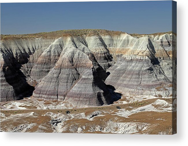 Painted Desert Acrylic Print featuring the photograph Painted Desert - Petrified Forest National Park #5 by Richard Krebs