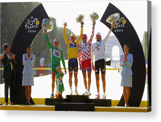 People Acrylic Print featuring the photograph Tour De France Stage 20 #5 by Robert Laberge
