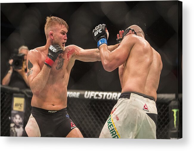 Event Acrylic Print featuring the photograph UFC Fight Night: Gustafsson v Teixeira by Michael Campanella