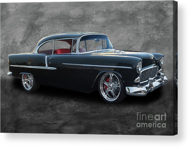 Chef Acrylic Print featuring the digital art 55 Chev by Jim Hatch