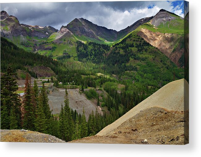Colorado Acrylic Print featuring the photograph 550 View by Lana Trussell