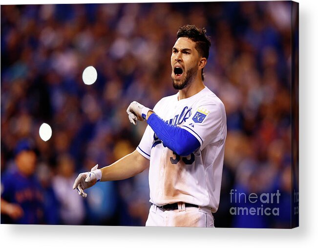 People Acrylic Print featuring the photograph Eric Hosmer by Jamie Squire