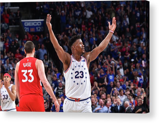 Jimmy Butler Acrylic Print featuring the photograph Jimmy Butler #6 by Jesse D. Garrabrant
