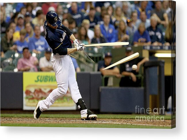 People Acrylic Print featuring the photograph Ryan Braun #6 by Dylan Buell