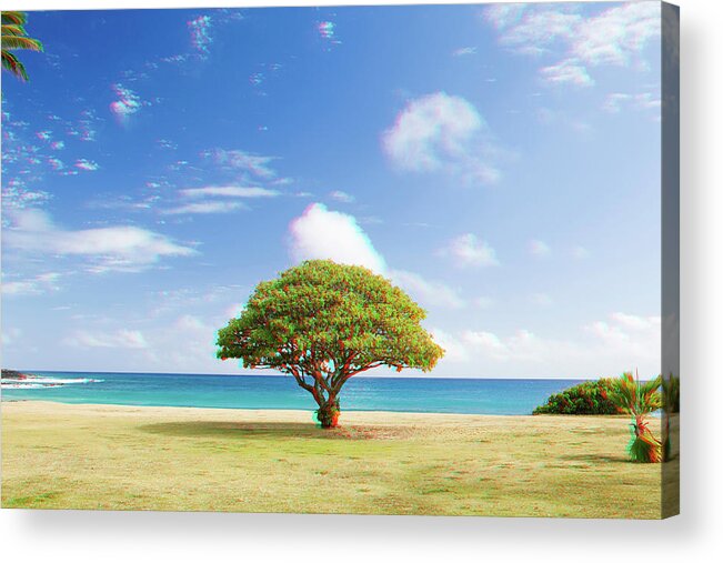 Sea Acrylic Print featuring the digital art Power of Nature #68 by TintoDesigns