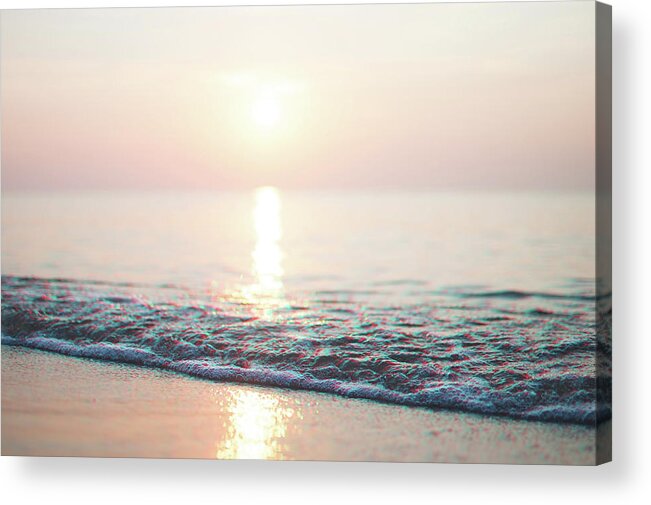 Sea Acrylic Print featuring the digital art Summer Time #69 by TintoDesigns