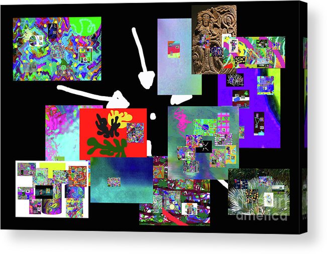 Walter Paul Bebirian: Volord Kingdom Art Collection Grand Gallery Acrylic Print featuring the digital art 7-4-2020g by Walter Paul Bebirian