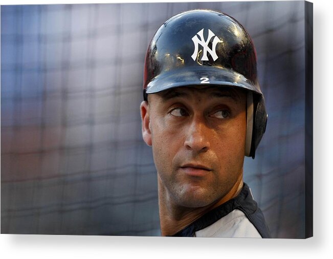 People Acrylic Print featuring the photograph Derek Jeter by Ronald C. Modra/sports Imagery