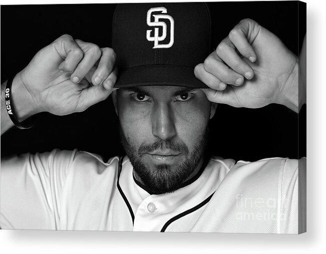 Media Day Acrylic Print featuring the photograph Eric Hosmer by Patrick Smith