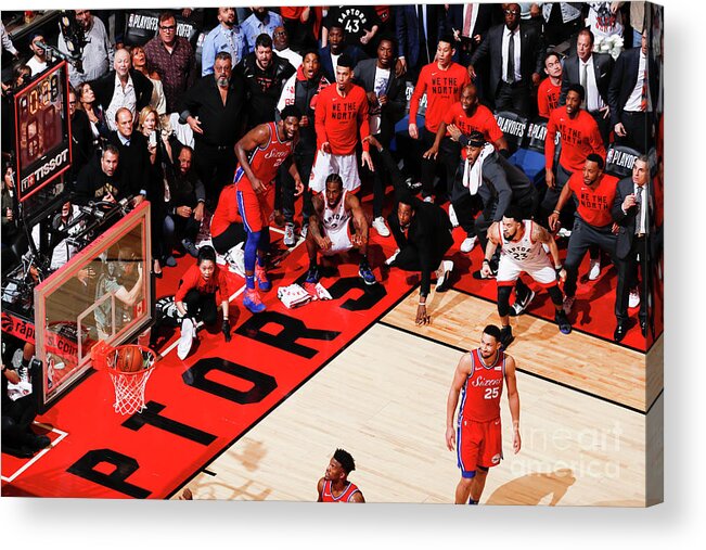 Playoffs Acrylic Print featuring the photograph Kawhi Leonard by Mark Blinch