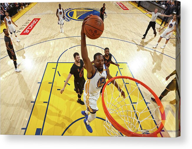 Kevin Durant Acrylic Print featuring the photograph Kevin Durant #7 by Nathaniel S. Butler