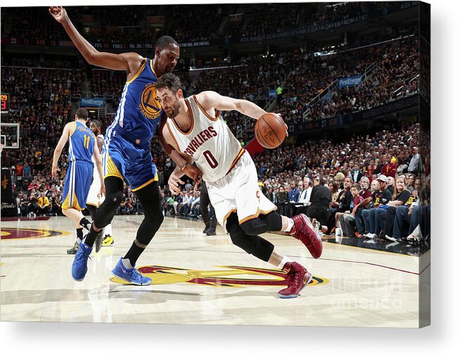 Playoffs Acrylic Print featuring the photograph Kevin Love by Nathaniel S. Butler