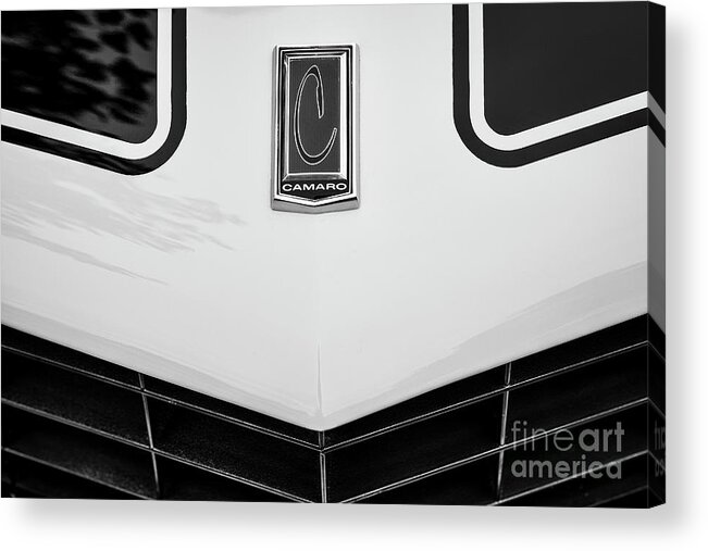 Chevrolet Acrylic Print featuring the photograph '72 Camaro #72 by Dennis Hedberg