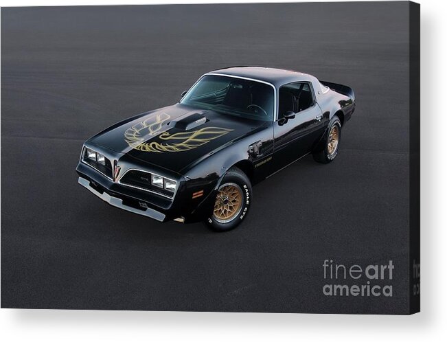 78 Acrylic Print featuring the photograph 78 Pontiac Trans Am by Action