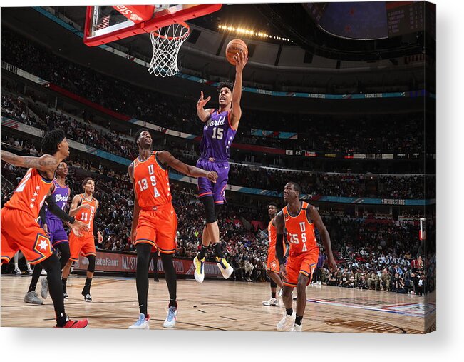 Nba Pro Basketball Acrylic Print featuring the photograph 2020 NBA All-Star - Rising Stars Game by Nathaniel S. Butler