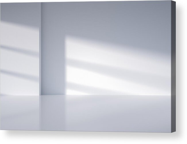 Shadow Acrylic Print featuring the photograph 3D rendering product background #8 by Yuanyuan Yan