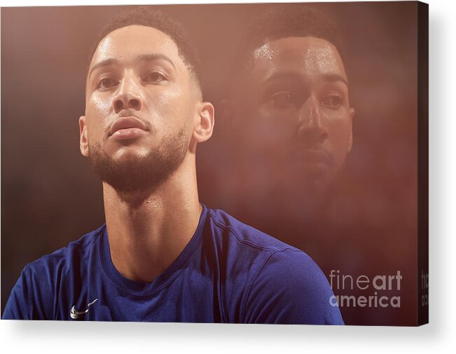 Ben Simmons Acrylic Print featuring the photograph Ben Simmons by David Dow