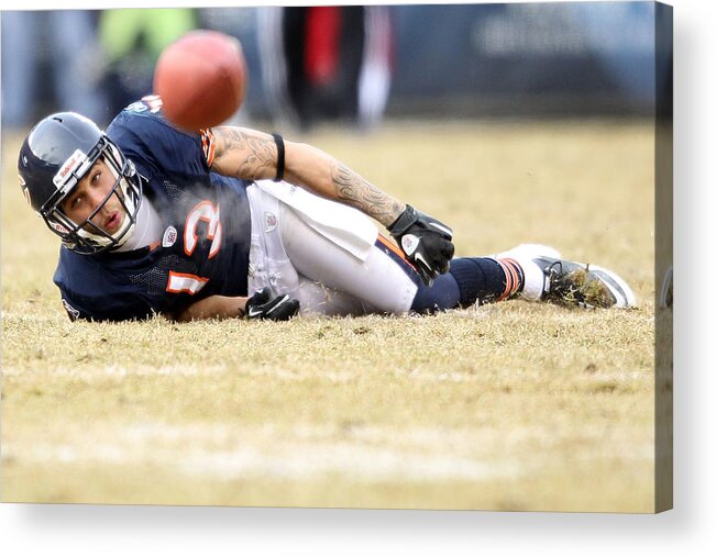 Playoffs Acrylic Print featuring the photograph Divisional Playoffs - Seattle Seahawks v Chicago Bears by Andy Lyons
