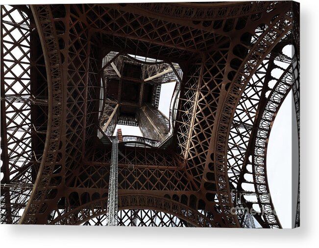 Paris Acrylic Print featuring the photograph Eiffel Tower, Paris, France #8 by Steven Spak