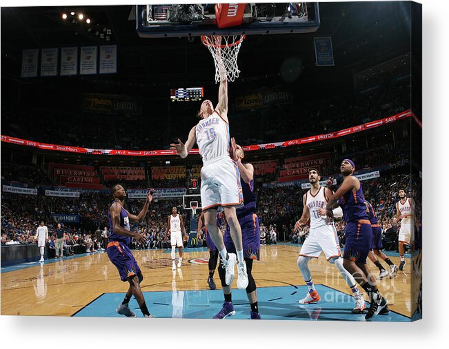 Nba Pro Basketball Acrylic Print featuring the photograph Kyle Singler by Layne Murdoch