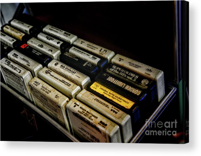 Paul Ward Acrylic Print featuring the photograph 8 Track Music by Paul Ward