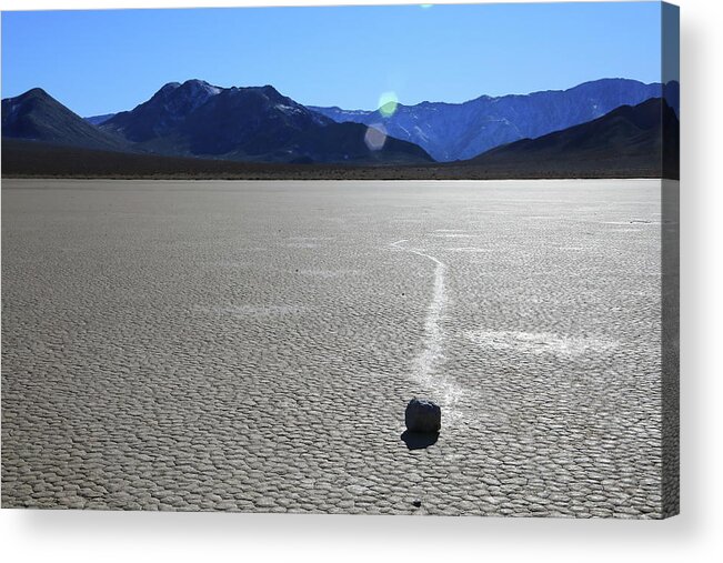 California Acrylic Print featuring the photograph Traveling Stone #8 by Jonathan Babon