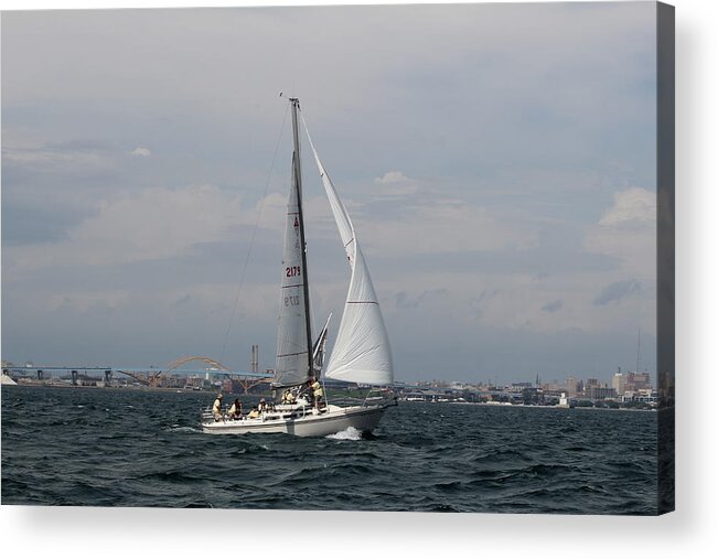  Acrylic Print featuring the photograph The race #83 by Jean Wolfrum