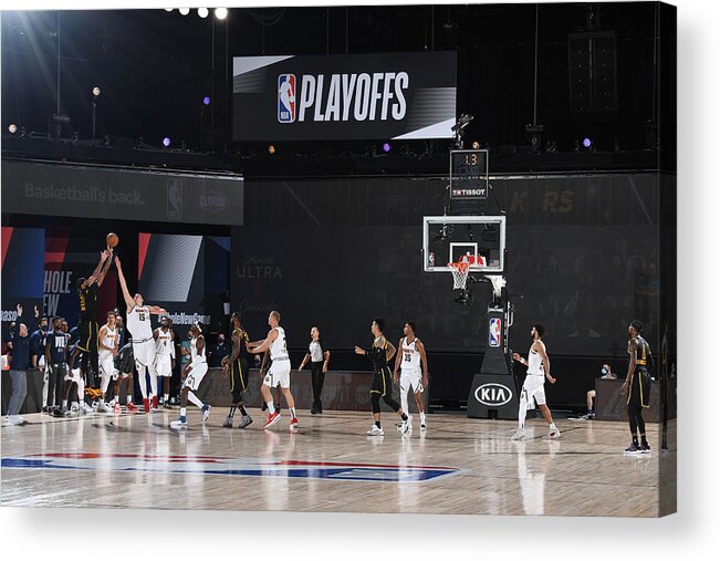 Playoffs Acrylic Print featuring the photograph Anthony Davis by Andrew D. Bernstein