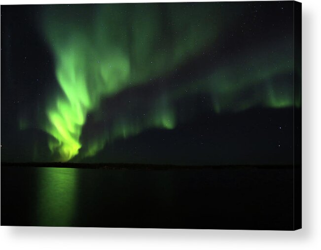 Northern Lights Acrylic Print featuring the photograph Northern Lights #9 by Shixing Wen