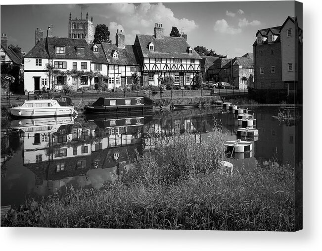 Britain Acrylic Print featuring the photograph Picturesque Gloucestershire - Tewkesbury #9 by Seeables Visual Arts