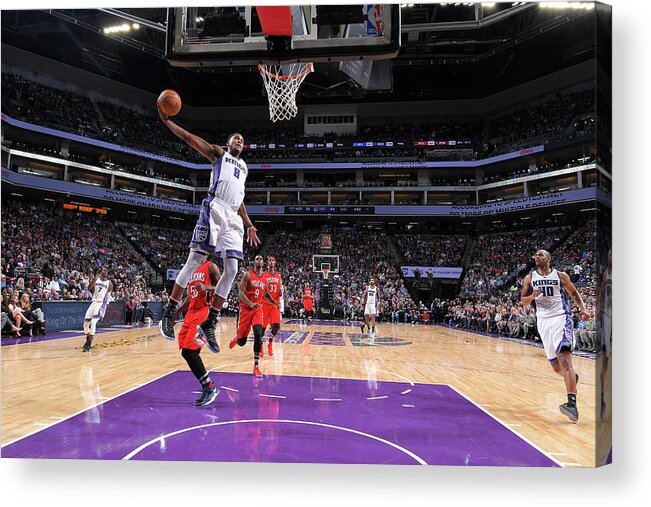Rudy Gay Acrylic Print featuring the photograph Rudy Gay by Rocky Widner