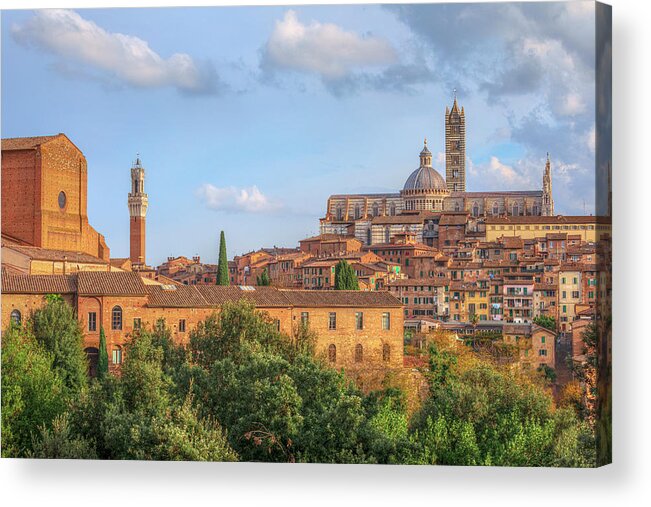 Siena Acrylic Print featuring the photograph Siena - Italy #9 by Joana Kruse