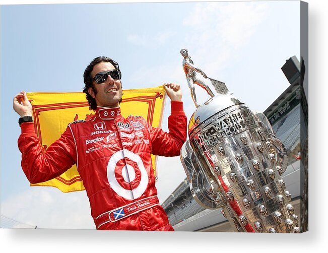 Scotland Acrylic Print featuring the photograph 94th Indianapolis 500 Trohpy Presentation by Nick Laham