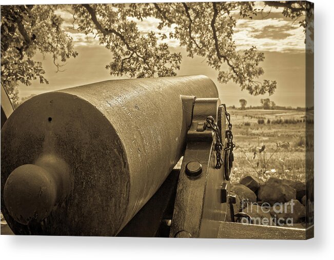 Gettysburg Acrylic Print featuring the photograph A Clear Shot by Mark Ali